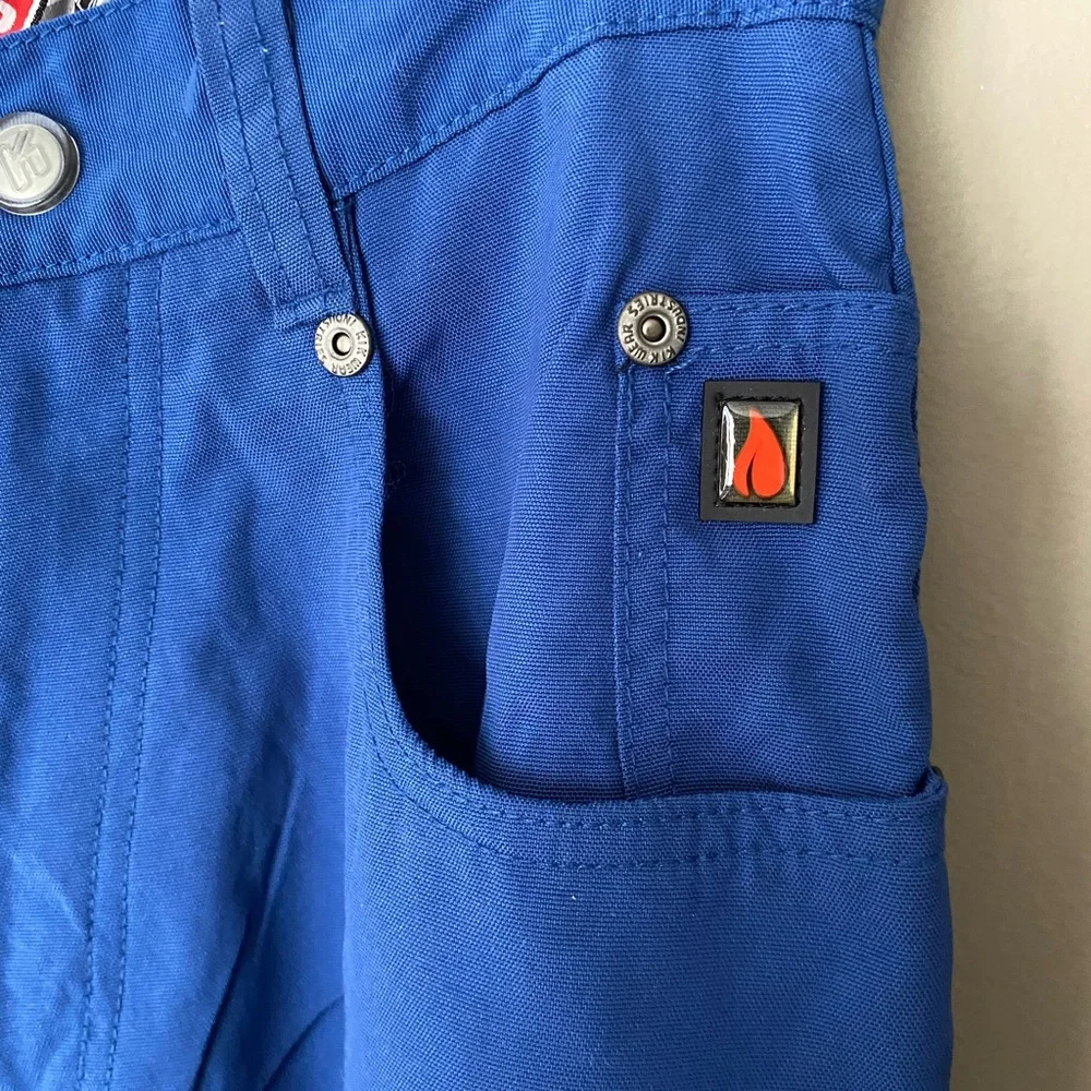 KIKWEAR KDUB Y2K Blue Baggy Wide Leg Landing Parachute Rave Jnco Inspired Sz 28